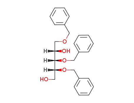 Molecular Structure of 131897-00-2 (1,3,4-tri-O-benzyl-D-ribitol)