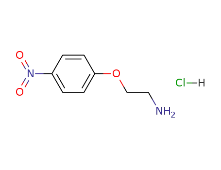 Molecular Structure of 98395-62-1 (4-(2-Aminoethoxy)-1-nitrobenzene hydrochloride)