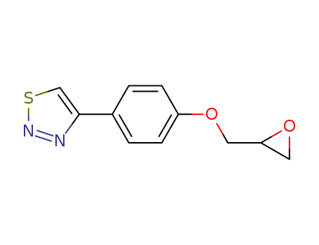 4-[4-(oxiran-2-ylmethoxy)phenyl]thiadiazole