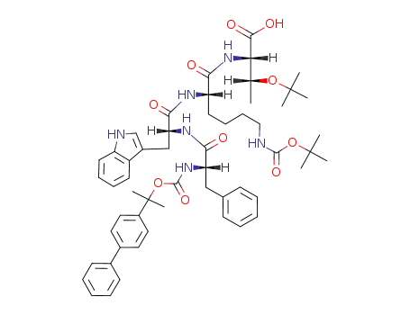 Bpoc-Phe-D-Trp-Lys(Boc)-Thr(t-Bu)-OH