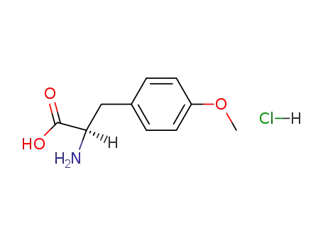 Molecular Structure of 70601-63-7 (O-Methyl-D-tyrosine hydrochloride)