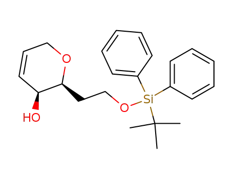 (5S-cis)-5,6-dihydro-6-<2-<<(1,1-dimethylethyl)diphenylsilyl>oxy>ethyl>-2H-pyran-5-ol
