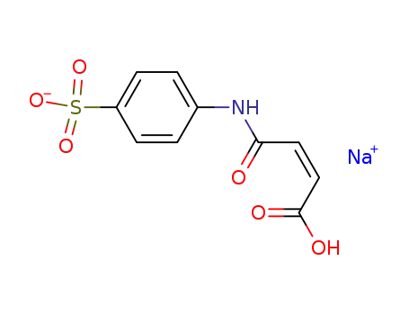Molecular Structure of 1886-77-7 (2-Butenoic acid, 4-oxo-4-[(4-sulfophenyl)amino]-, monosodium salt, (Z)-)