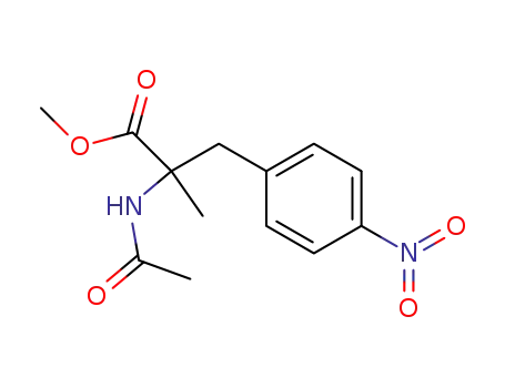 Phenylalanine, N-acetyl-a-methyl-4-nitro-, methyl ester