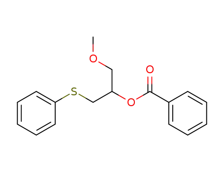 2-benzoyloxy-3-(phenylthio)propyl methyl ether