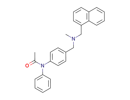 N-{4-[(Methyl-naphthalen-1-ylmethyl-amino)-methyl]-phenyl}-N-phenyl-acetamide