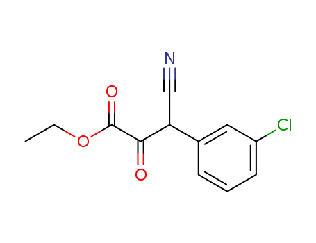 3-(3-Chloro-phenyl)-3-cyano-2-oxo-propionic acid ethyl ester