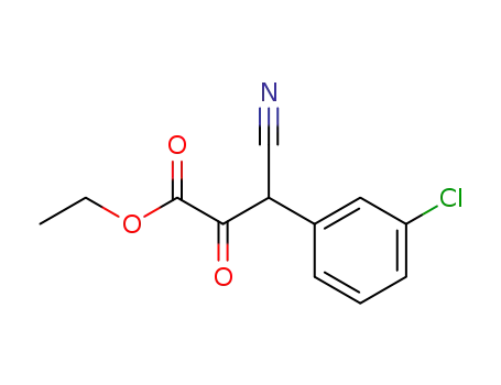 3-(3-클로로-페닐)-3-시아노-2-옥소-프로피온산 에틸 에스테르