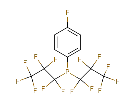 Phosphine, (4-fluorophenyl)bis(heptafluoropropyl)-