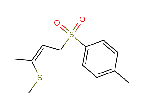Benzene, 1-methyl-4-[[3-(methylthio)-2-butenyl]sulfonyl]-, (Z)-
