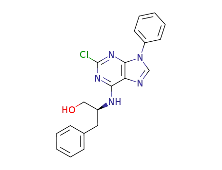 Benzenepropanol, b-[(2-chloro-9-phenyl-9H-purin-6-yl)amino]-, (S)-
