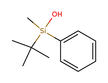 Molecular Structure of 65105-80-8 (Silanol, (1,1-dimethylethyl)methylphenyl-)