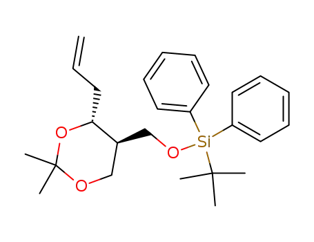 (4R,5R)-trans-4-allyl-5-(((tert-butyldiphenylsilyl)oxy)methyl)-2,2-dimethyl-1,3-dioxane