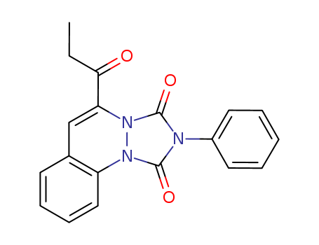 1H-[1,2,4]Triazolo[1,2-a]cinnoline-1,3(2H)-dione, 5-(1-oxopropyl)-2-phenyl-