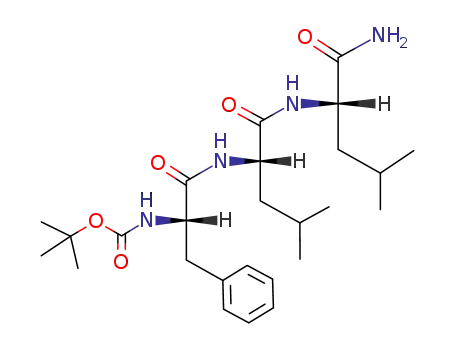 L-Leucinamide, N-[(1,1-dimethylethoxy)carbonyl]-L-phenylalanyl-L-leucyl-