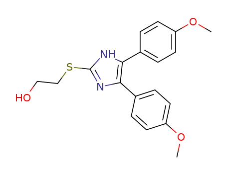 2-[4,5-bis-(4-methoxy-phenyl)-1<i>H</i>-imidazol-2-ylsulfanyl]-ethanol