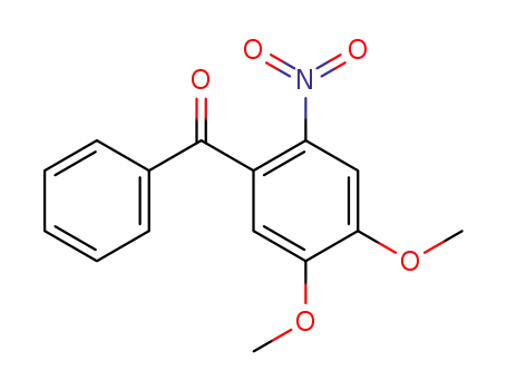 Molecular Structure of 255896-36-7 (Methanone, (4,5-dimethoxy-2-nitrophenyl)phenyl-)