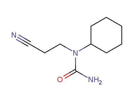 Urea,N-(2-cyanoethyl)-N-cyclohexyl- cas  881-48-1