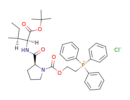 N-<2-(Triphenylphosphonio)ethoxycarbonyl>prolyl-isoleucin-tert-butylester-chlorid