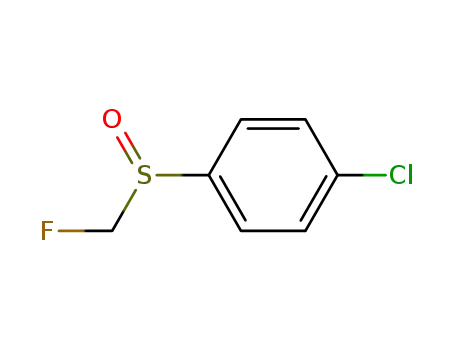 Molecular Structure of 65325-69-1 (1-chloro-4-[(fluoromethyl)sulfinyl]benzene)