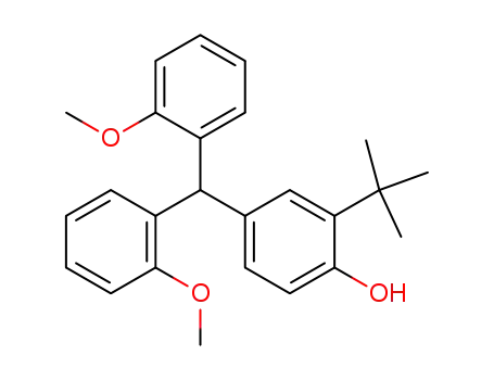 4-[Bis-(2-methoxy-phenyl)-methyl]-2-tert-butyl-phenol