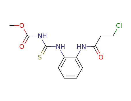 1-methoxycarbonyl-3-[2-(3-chloropropionamido)phenyl]thiourea