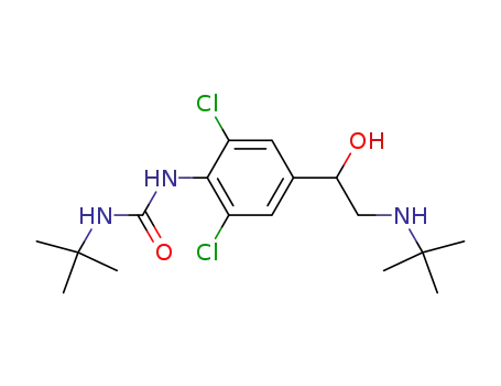 Urea,
N-[2,6-dichloro-4-[2-[(1,1-dimethylethyl)amino]-1-hydroxyethyl]phenyl]-N'
-(1,1-dimethylethyl)-