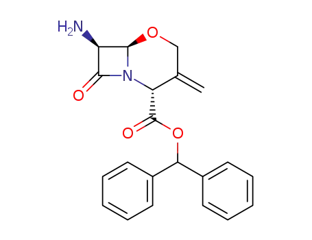 5-Oxa-1-azabicyclo[4.2.0]octane-2-carboxylic acid,
7-amino-3-methylene-8-oxo-, diphenylmethyl ester