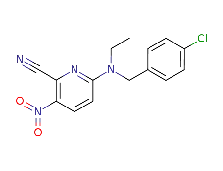 6-[(4-Chloro-benzyl)-ethyl-amino]-3-nitro-pyridine-2-carbonitrile