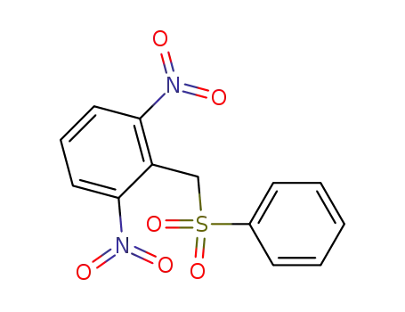 Molecular Structure of 93244-96-3 (Benzene, 1,3-dinitro-2-[(phenylsulfonyl)methyl]-)