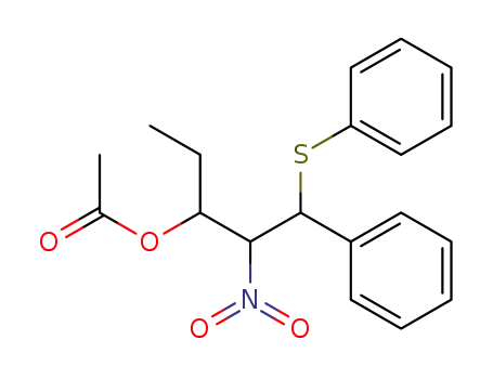 Acetic acid 1-ethyl-2-nitro-3-phenyl-3-phenylsulfanyl-propyl ester