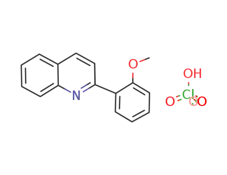 2-(2-Methoxy-phenyl)-quinoline; compound with perchloric acid