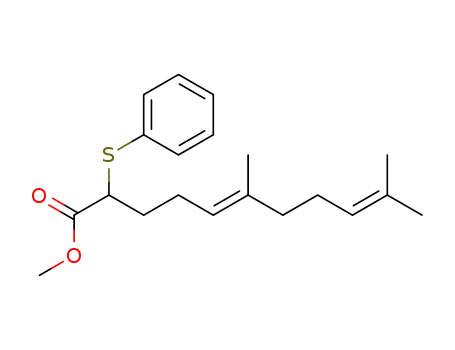(E)-methyl 6,10-dimethyl-2-(phenylthio)-5,9-undecadienoate
