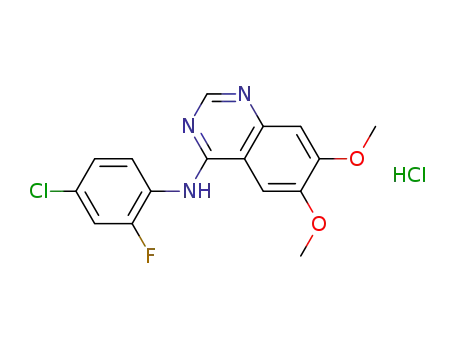 Molecular Structure of 196603-47-1 (ZM 306416 hydrochloride)