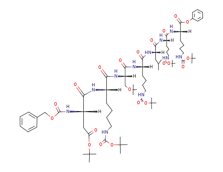 Z-L-Asp(OtBu)-L-Lys(Boc)-L-Ser(tBu)-L-Lys(Boc)-L-Leu-L-Lys(Boc)-L-Lys(Boc)-OPh