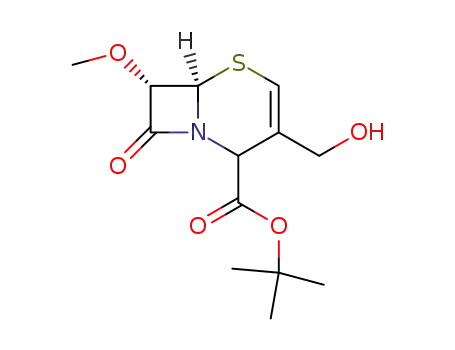 1,1-dimethylethyl 3-(hydroxymethyl)-7α-methoxy-8-oxo-5-thia-1-azabicyclo<4.2.0>oct-3-ene-2-carboxylate