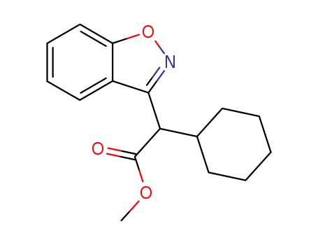 methyl α-cyclohexyl-1,2-benzisoxazole-3-acetate