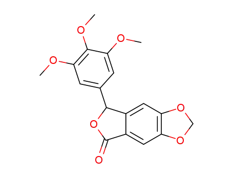 Furo[3,4-f]-1,3-benzodioxol-5(7H)-one, 7-(3,4,5-trimethoxyphenyl)-