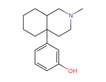 Molecular Structure of 59227-14-4 (Phenol, 3-(octahydro-2-methyl-4a(2H)-isoquinolinyl)-, cis-)