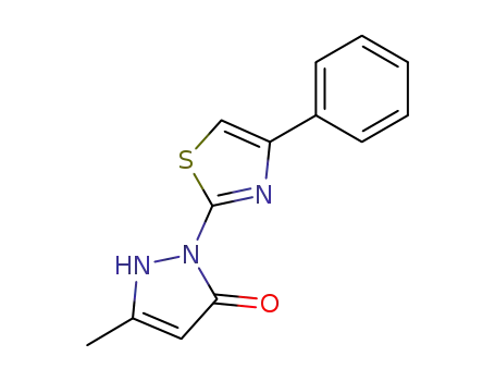 5‐methyl‐2‐(4‐phenylthiazol‐2‐yl)‐1,2‐dihydro‐3H‐pyrazol‐3‐one