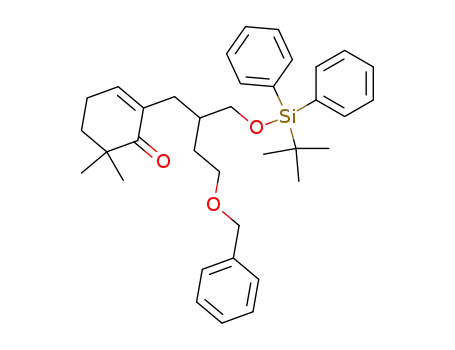 2-[4-Benzyloxy-2-(tert-butyl-diphenyl-silanyloxymethyl)-butyl]-6,6-dimethyl-cyclohex-2-enone