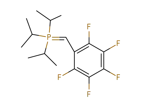 Molecular Structure of 80431-33-0 (Triisopropyl<(pentafluorphenyl)methylen>phosphoran)