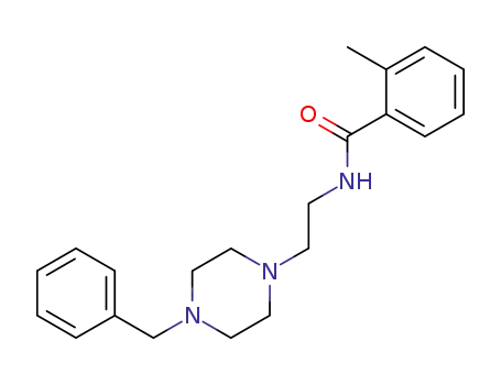 Benzamide, 2-methyl-N-[2-[4-(phenylmethyl)-1-piperazinyl]ethyl]-
