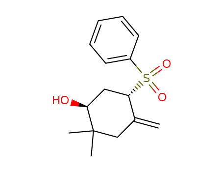 (1S,3S)-6,6-dimethyl-4-methylene-3-(phenylsulfonyl)cyclohexan-1-ol
