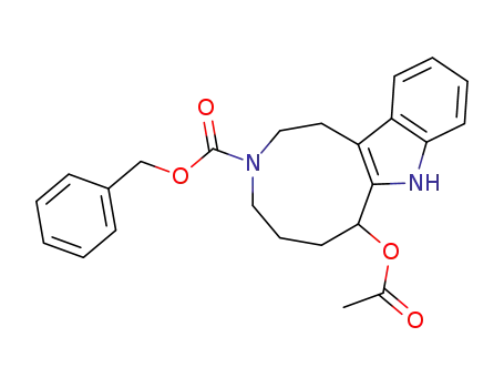 3-benzyloxycarbonyl-7-acetoxy-1,2,3,4,5,6,7,8-octahydroazonino<5,4-b>indol