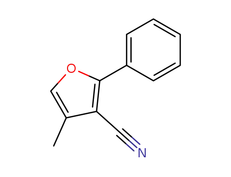 Molecular Structure of 62872-41-7 (3-Furancarbonitrile, 4-methyl-2-phenyl-)