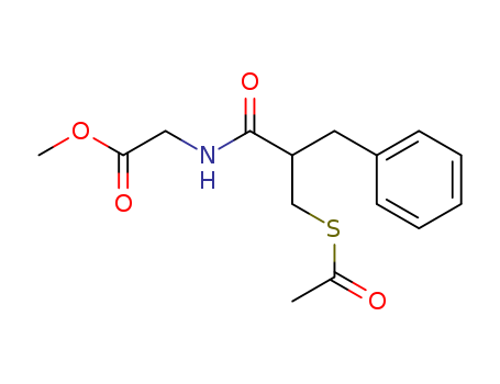 Glycine,N-[2-[(acetylthio)methyl]-1-oxo-3-phenylpropyl]-, methyl ester