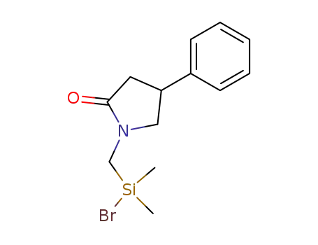 1-(Bromo-dimethyl-silanylmethyl)-4-phenyl-pyrrolidin-2-one