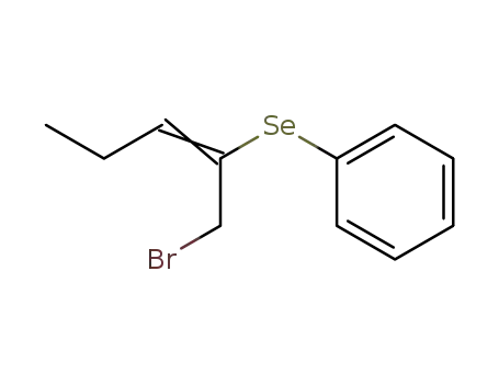 Molecular Structure of 87728-69-6 (Benzene, [[1-(bromomethyl)-1-butenyl]seleno]-, (E)-)