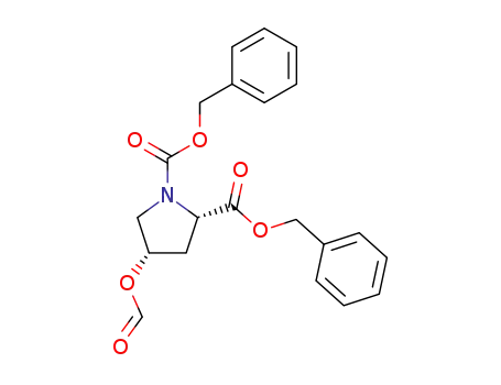 (2S,4S)-4-(formyloxy)-1,2-pyrrolidinedicarboxylic acid 1,2-bis(phenylmethyl ester)